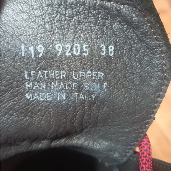 Boemos Leather Combat boots. Size 38=7.5 - Picture 4 of 6